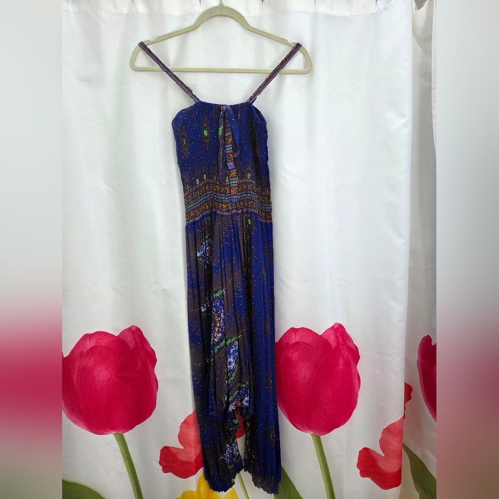 Harem Pants Spaghetti Straps Romper One Size